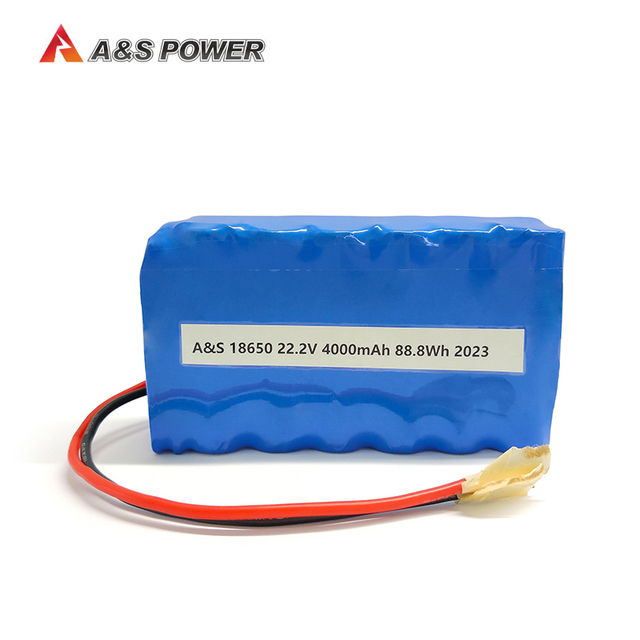 6s 22.2v 4000mah High Capacity 18650 Li-ion Lipo Battery Pack for Ebike