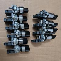 Botón pulsador XB4BD21 de 22 mm, momentáneo, iluminado, para panel de control, estación de operador, interfaz de máquina