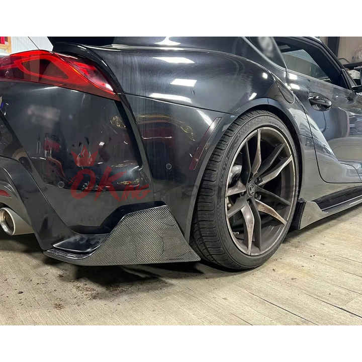 Supra MK5 AG Style Carbon Fiber Rear Spats Splitter for Toyota Supra ...
