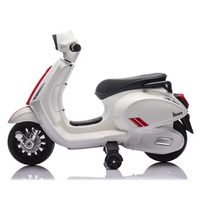 Moto électrique pour enfants VESPA sous licence, mini moto pour bébé, moto à batterie pour enfants de 3 à 8 ans