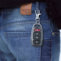 Télécommande universelle 433 MHz pour porte de garage, code fixe, scan automatique, contrôleur multi-marques, captureur de code