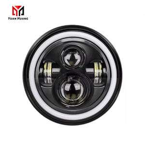 Blanc DRL ambre clignotant moto système d'éclairage 7 pouces LED projecteur phare Compatible pour <span class=keywords><strong>Lada</strong></span> <span class=keywords><strong>Niva</strong></span> <span class=keywords><strong>4x4</strong></span> - Product Image 3