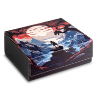 Boîte de rangement pour cartes avec impression personnalisée, motif créatif personnalisé, capacité de 1800+ cartes, compatible avec les cartes TCG/PTCG/YGO, étui de rangement pour cartes