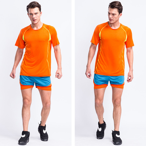 DFU85 Stock et sur mesure, T-shirt de sport respirant à séchage rapide pour homme, idéal pour la musculation, la gym, la course à pied, avec élasticité - Product Image 3