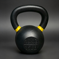 Offre Spéciale : Ensemble de Kettlebells en Acier Coulé Enduit de Poudre, Réglables et Durables, 32 kg, pour Usage Commercial en Salle de Sport