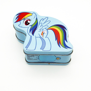 <span class=keywords><strong>Tirelire</strong></span> en métal rectangulaire en forme de <span class=keywords><strong>cheval</strong></span> pour enfant avec graphisme personnalisé - Product Image 2