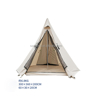 Tente de camping en plein air portable à une chambre Tissu Oxford imperméable avec alliage d'aluminium pour les camps familiaux - Product Image 6
