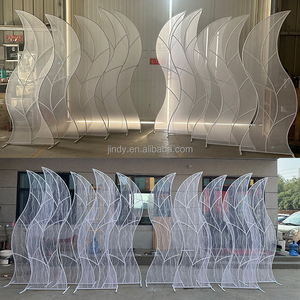 Arco Decorativo a Forma di Alghe <span class=keywords><strong>per</strong></span> Palcoscenico di Matrimoni ed Eventi all'Aperto, <span class=keywords><strong>Sfondo</strong></span> in Ferro Battuto <span class=keywords><strong>per</strong></span> Decorazioni Nuziali - Product Image 2