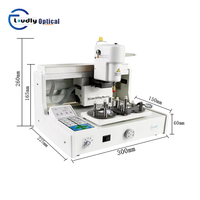 Machine de perçage automatique numérique sans monture pour opticiens, perceuse de lentilles optiques NH-3G