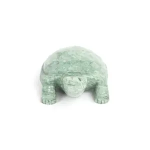 DIYヒーリングストーン卸売クリエイティブオリジンソース緑山翡翠亀彫刻家の装飾用