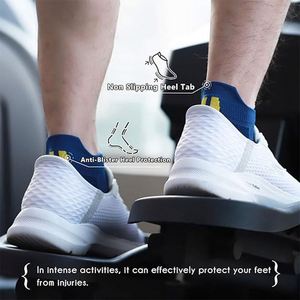 Calcetines Deportivos de Compresión Coolmax de Viscosa de Bambú, Calcetines Acolchados para Correr hasta el Tobillo - Product Image 5