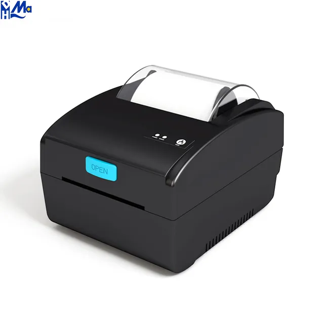 80mm Portable Desktop Thermal Barcode Label Printer with USB Interface Multi-OS Support in Stock for Supermarkets
