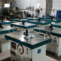 Fraiseuse à bois industrielle Vortek MX5117B, moteur 4KW, multi-tension, diamètre de broche 90mm, 120mm max.