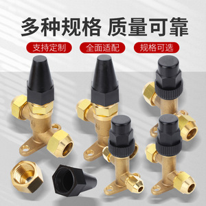 Válvula de Cierre de Cobre Huihong de 2 Vías, Recta, Manual, para Aire Acondicionado y Refrigeración, Duradera y de Alta Calidad - Product Image 3