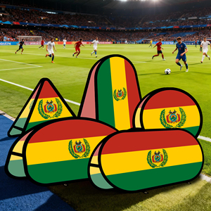 Bolivia Oval Pop up <b>Banner</b> Warp-knitted Fabric for Outdoor Advertising Promotion Outdoor Tent - Product Image 4