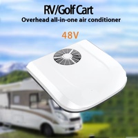 Climatiseur électrique haute efficacité alimenté par batterie 24V/48V, monté en hauteur, pour voiturette de golf, camping-car, hôtel, parking et usage domestique
