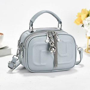 2026 Trendy Women's Crossbody Shoulder Bag with Zipper Closure Polyester Lining Small <b>Square</b> Design-High-End Fashionable Handbag - Product Image 5