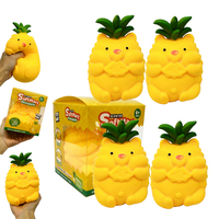 Siap Kirim Mainan Squishy Bentuk Beruang Nanas Kuning Jumbo Lucu, Slow Rising, Pereda Stres, Fidget Toy