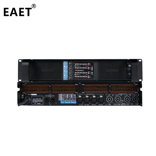 Top quality FP100000 copper heat sink  2 ohms  Class-TD Power Amplifier  Professional Line Array System 4 channel Amplifier