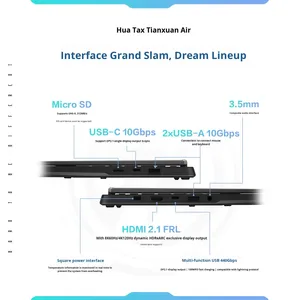 Portátil para Juegos Tianxuan Air 2025 Sierra con 8 Núcleos, 5GHz AI 7 5060, 165Hz, 2560x1600, Tarjeta Gráfica Dedicada y Retroiluminación - Product Image 3