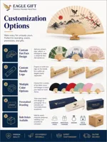 Éventails pliables en papier vierge personnalisables avec logo, en bambou, pour cadeaux et décoration de mariage, vente en gros usine
