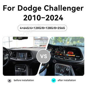 Reproductor de DVD para Auto MOOKAKA de 12.3 Pulgadas para Dodge Challenger 2010-2024, Velocímetro Automático, Radio Android, Navegación GPS con GPS Navi 4G - Product Image 3