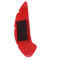 Filtre à air pour moto, élément de nettoyage d'admission, compatible avec YAMAHA NMAX155 NMAX N-MAX 155 2020, rouge, haut débit, lavable, réutilisable, haute qualité