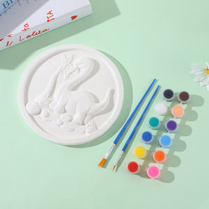 DIY手作り石膏金型キット子供のためのおもちゃを描く子供のための工芸品固体装飾絵画 - Product Image 3