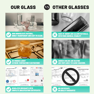 <span class=keywords><strong>Meilleur</strong></span> <span class=keywords><strong>prix</strong></span> – Verre à vin décoré soufflé à la main, écologique, 325 ml, pour flûtes, utilisation en bar, léger, compatible lave-vaisselle - Product Image 4