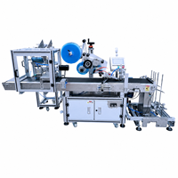 Machine d'étiquetage automatique de bouteilles rondes pour les produits de boissons, cosmétiques et chimiques