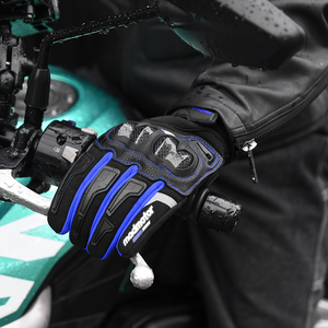 Khuyến mại off road xe máy găng tay tùy chỉnh sợi Carbon bảo vệ mùa hè xe máy màn hình cảm ứng Găng tay đua thoáng khí - Product Image 1