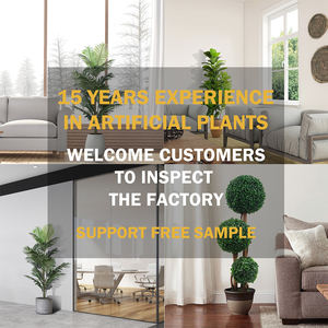 PZ-2-58 가정 장식 진짜 터치 인공 뱀 식물 플라스틱 검은 냄비 인공 화분에 가짜 Sansevieria - Product Image 5