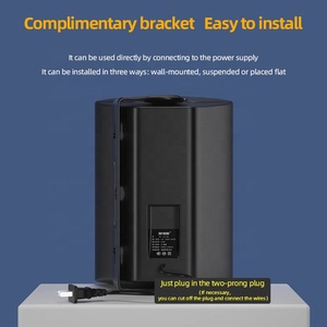 Set di Altoparlanti <span class=keywords><strong>Audio</strong></span> Wireless da Parete per Spazi Commerciali come Negozi, Sale da Ballo, Aule, Ristoranti, Palestre e Sale Conferenze - Product Image 6