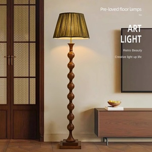 Lámpara de pie retro americana y China simple con luz LED creativa de ambiente Wabi-Sabi para dormitorio, sala de estar, nuevas lámparas de escritorio - Product Image 3