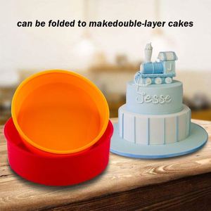 <b>Silicone</b> Cupcake Muffin <b>Baking</b> Mold 4"6"8 Inch Round Rectangle <b>Silicone</b> Mould <b>Baking</b> Pan Pastry Muffin Cake Mold <b>Baking</b> - Product Image 5