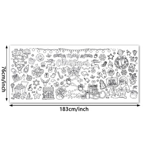 Set di Carta da <span class=keywords><strong>Disegno</strong></span> Natalizia per Bambini, Materiali Artistici per Scuola, Carta da <span class=keywords><strong>Disegno</strong></span> per Bambini, Carta da Colorare Fai-da-Te, Vendita all'Ingrosso - Product Image 5