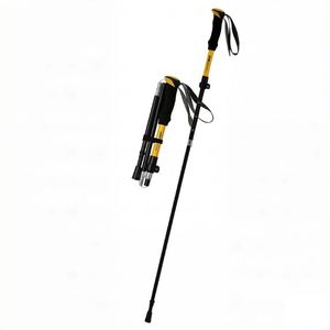 Bâton de <span class=keywords><strong>randonnée</strong></span> pliable en 5 sections en alliage d'aluminium 7075 avec poignée en EVA, portable et réglable pour le camping et l'escalade OEM/ODM - Product Image 5