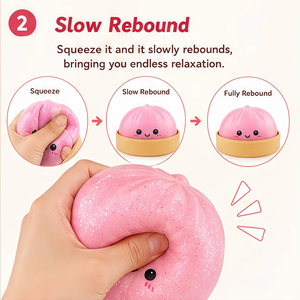 Pelota Antiestrés Gigante con Purpurina, Sensorial, Suave, de Rebote Lento, Colorida, para Descompresión, Ideal para Regalo de Oficina, Venta al Por Mayor - Product Image 2