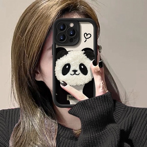 Dễ thương sang trọng Stickers mềm TPU điện thoại Bìa trường hợp 6 7 8 cộng với XR XS 11 12 13 14 15 16 Pro điện thoại di động trường hợp thiết kế độc đáo - Product Image 3