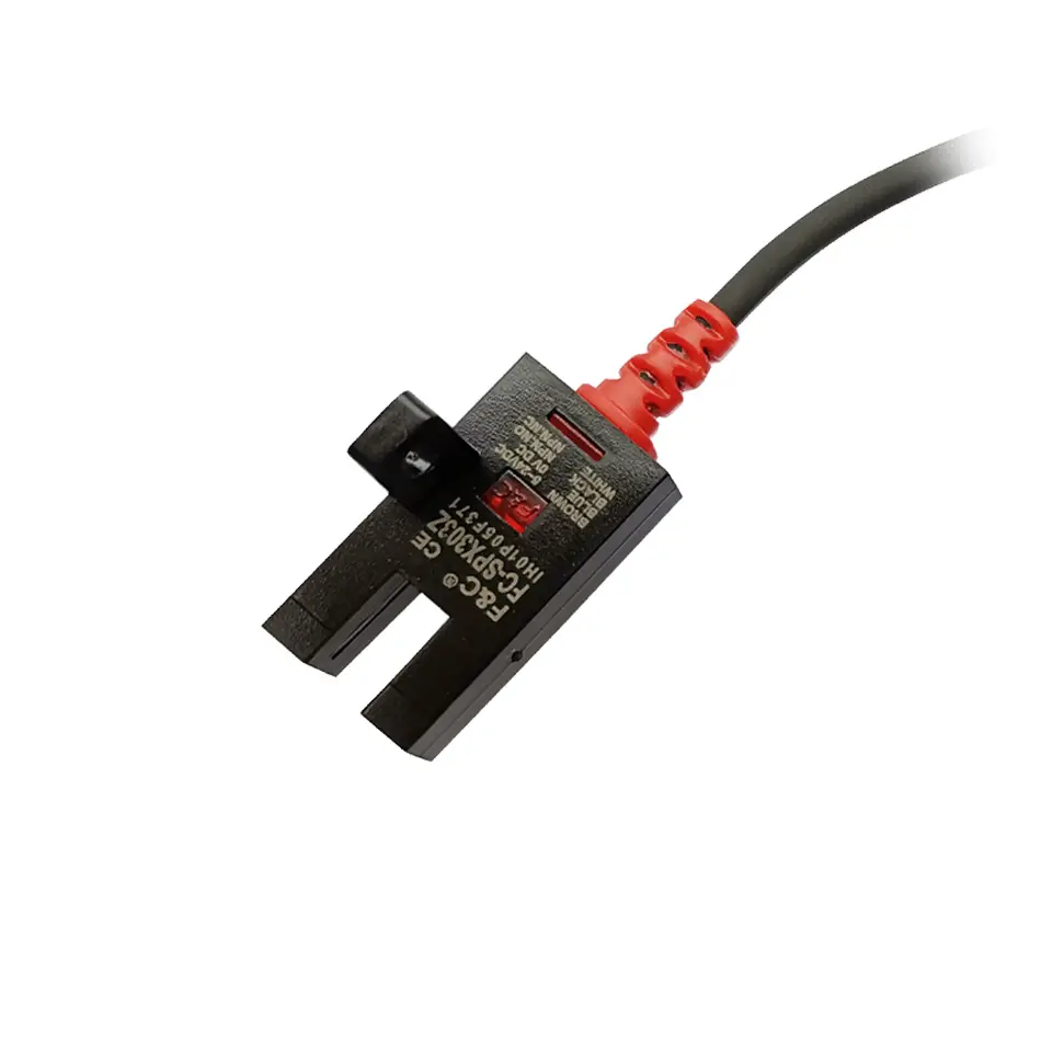 FC-SPX303Z New 5mm slot speed sensor, 4-wire NPN PNP light proximity sensor, transmissive optical sensor