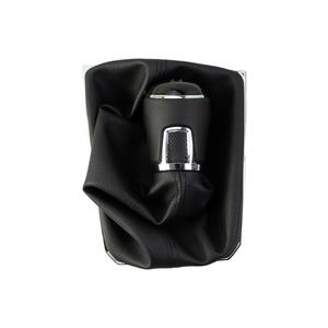 Pomo de Palanca de Cambios de Volkswagen, Cuero, Transmisión Manual, Ergonómico, 5 y 6 Velocidades, Compatible con Golf 7 A7 MK7 GTI - Product Image 1