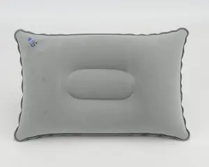 厂家防潮100% 涤纶直销充气睡枕旅行人体气枕