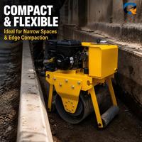 Compacteur routier vibrant à tambour unique QS600S, autoporté, pour asphalte et sol, avec moteur Changchai
