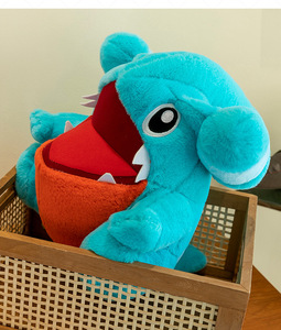 Peluche Requin Dessin Animé Best-Seller, Grande Bouche Mignonne, Cadeaux pour Enfants, Jouets en Peluche, Animaux en Peluche - Product Image 5