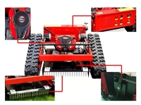 Cortadora de Césped a Gasolina con Control Remoto, de 2 Tiempos y 7.5HP, Personalizable, con Certificación CE, para Uso Industrial, en Oferta