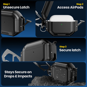 Funda Protectora Impermeable y Resistente a Golpes para AirPods Pro 3, Funda para Auriculares - Product Image 3
