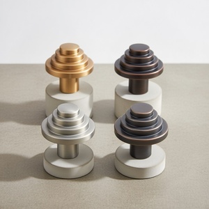 Koppalive Tiradores <span class=keywords><strong>de</strong></span> Cajón Modernos y Elegantes <span class=keywords><strong>de</strong></span> Lujo con Diseño Escalonado, Herrajes Dorados para Muebles, Perillas <span class=keywords><strong>de</strong></span> Latón Sólido para Gabinetes <span class=keywords><strong>de</strong></span> Cocina - Product Image 2