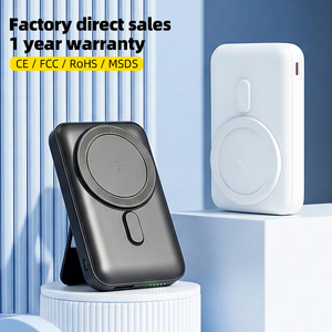 พาวเวอร์แบงค์แม่เหล็กไร้สาย 10000mAh PD 22.5W สำหรับโทรศัพท์มือถือ พร้อมที่ยึดและไฟแสดงสถานะ ช่องเสียบ USB Type C - Product Image 3