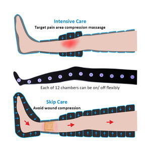 Herramienta Eléctrica de Drenaje Linfático para la Parte Inferior del Cuerpo, Máquina de Presoterapia de 12 Cámaras, Masajeador de Piernas y Cadera, Pantalones de Compresión para Recuperación - Product Image 6