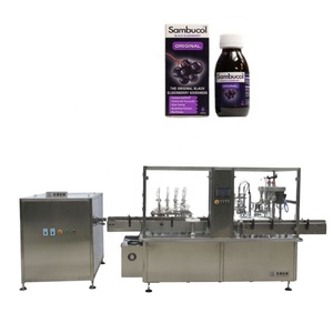 Pet 100ml 150ml 200ml xi-rô Máy rót chai dây chuyền sản xuất - Product Image 2